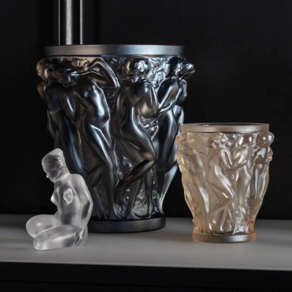 Ваза Lalique Bacchantes Bronze — купить в Москве | бронзовый хрусталь Lalique